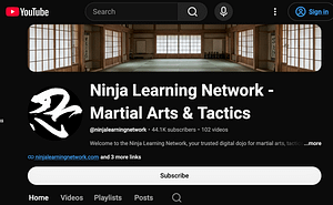 Learn Ninja Martial Arts and Tactics on Youtube on the Ninja Learning Network Channel Learn Ninja Martial Arts